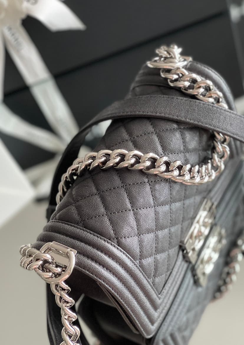 Chanel Mini Classic Flapbag Black For Women 20cm/7.9 in