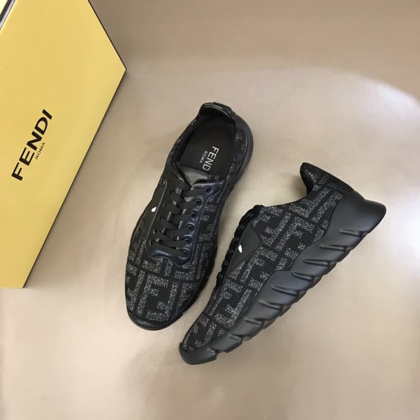 Fendi Force Black Sneakers For Men