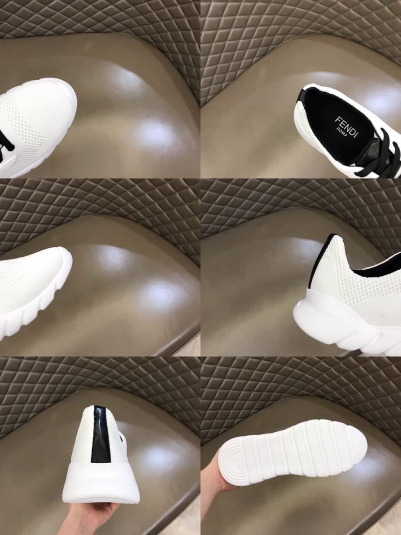 Fendi Force White Sneakers For Men