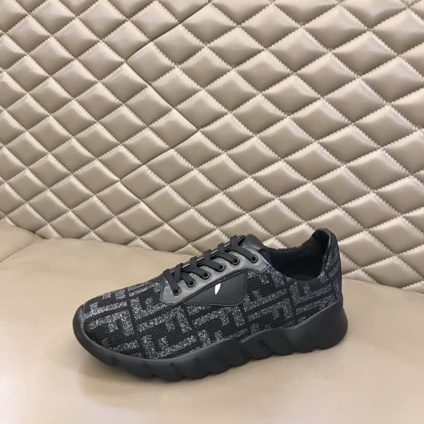 Fendi Force Black Sneakers For Men