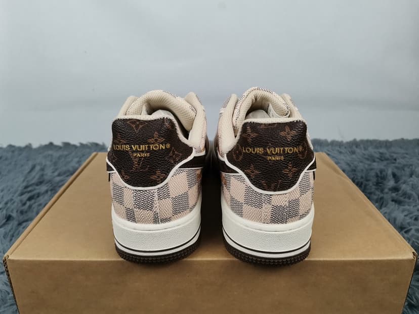 Nike x Louis Vuitton Air Force 1 Beige For Men