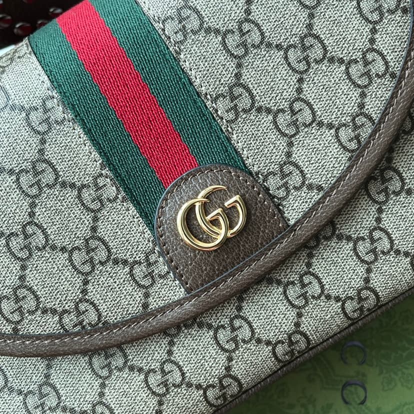 Gucci Ophidia GG Small Shoulder Bag Beige And Brown For Women, Women's Bags 9.1in/23cm GG